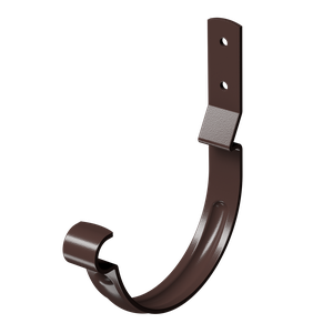 Карнизный крюк для желоба короткий (гнутый) Docke Stal Premium, шоколад